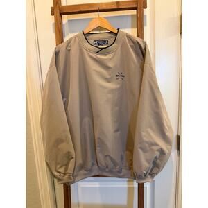 Vintage Big Dogs Golf Windbreaker-Tan-
